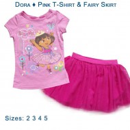 Dora - Pink T-Shirt & Fairy Skirt