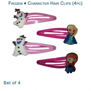 Frozen - Character Hair Clips (4pc)