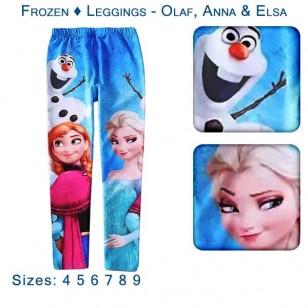 Frozen - Leggings - Olaf, Anna & Elsa