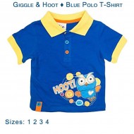 Giggle & Hoot - Blue Polo T-Shirt