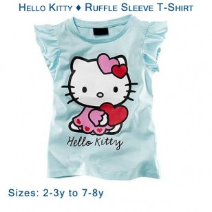 Hello Kitty - Ruffle Sleeve T-Shirt
