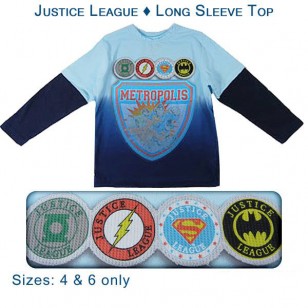 Justice League - Long Sleeve Top