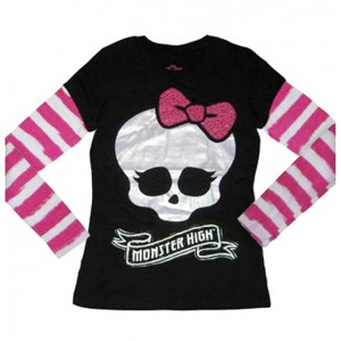 Monster High - Striped Long Sleeve Top