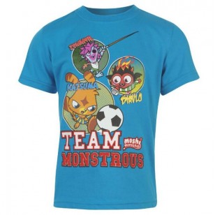 Moshi Monsters - Blue Zommer, Diavlo & Katsuma T-Shirt