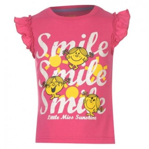 Little Miss Sunshine - Pink Smile T-Shirt