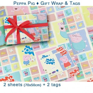Peppa Pig - Gift Wrap & Tags
