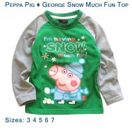 Peppa Pig - George Snow Much Fun Top