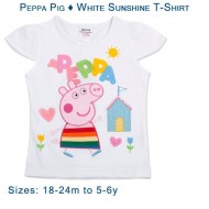 Peppa Pig - White Sunshine T-Shirt