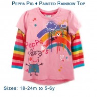 Peppa Pig - Painted Rainbow Top