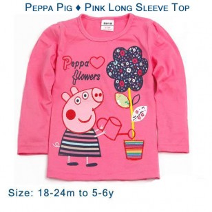 Peppa Pig - Pink Long Sleeve Top