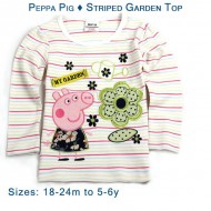 Peppa Pig - Striped Garden Top