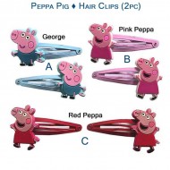 Peppa Pig - Hair Clips (2pc)