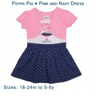 Peppa Pig - Pink and Navy Dress
