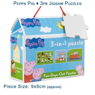 Peppa Pig - 3pk Jigsaw Puzzles