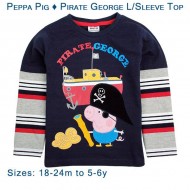 Peppa Pig - Pirate George Long Sleeve Top