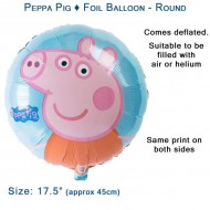 Peppa Pig - Foil Balloon - Round