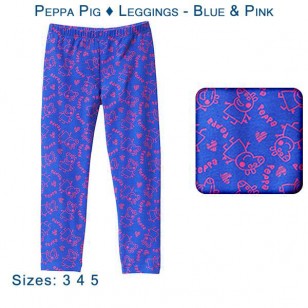 Peppa Pig - Leggings - Blue & Pink