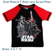 Star Wars - T-Shirt with Silver Print